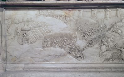 Die Schlacht von Agnadello, 14. Mai 1509 (Detail) von Jean I Juste
